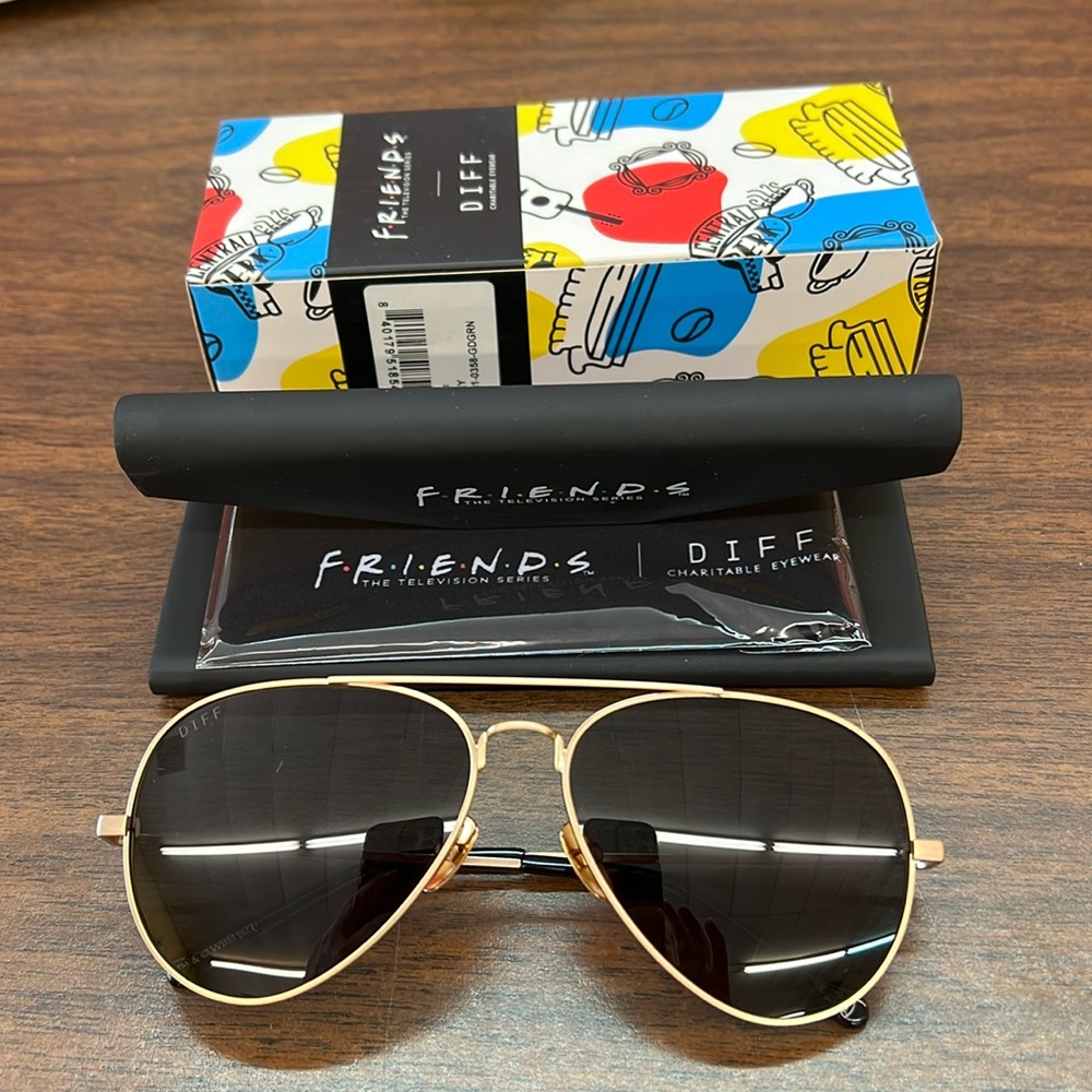 NWT FRIENDS X DIFF JOEY SUNGLASSES